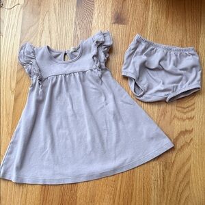 Purple Dress and Bloomers Set